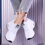 Shoe factory wholesale spring soft bottom mesh breathable inner height increase women's shoes sports running shoes platform shoes summer casual shoes - Image 3
