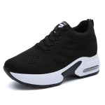 Shoe factory wholesale spring soft bottom mesh breathable inner height increase women's shoes sports running shoes platform shoes summer casual shoes - Image 5