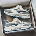 Men's Shoes 2026 Summer Breathable Odor-Resistant Versatile Mesh Sports Casual Height-Increasing Hong Kong Style Vintage Dad Trendy Shoes for Men - Image 2