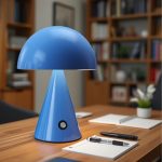 Creative mushroom lamp, bedside desk lamp, INS bedroom bedside ambient desk lamp, three-color light desk lamp, ambient lamp - Image 3