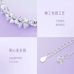 The new wisteria flower bracelet is niche, exquisite, lightly luxurious, and sophisticated. Practical Valentine's Day birthday gift for female besties - Image 4