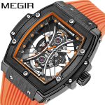 New Meigel Megir Men's Watch Douyin Explosive Fashion Square Luminous Sports Watch Men's 8109 - Image 2