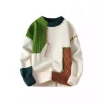 Spot Japanese cross-border hot sale autumn and winter new casual crewneck sweater, base knit, loose sweater, men's wear - Image 5