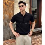 Old Money Style Polo Shirt Knit Short-Sleeve T-Shirt Men's Lapel Paul Texture Business Summer Cross-border Factory Wholesale - Image 2