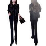 2025 winter new jacket women's long sleeve fashion temperament zipper jacket fleece warm mom top - Image 5