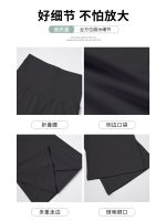 Waist-flipped drip pants, yoga pants, slightly flared pants for women, flipped waist wide-leg pants, loose low-rise stretch casual pants, cool pants - Image 4