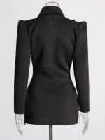 European and American celebrity suit dress 2026 summer new socialite heavy industry rhinestone embellished design dress - Image 4