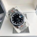 41MM Datebook Imitation Mechanical Running Seconds Movement Automatic Solid Steel Band Men's Watch Waterproof Luminous Watch Wholesale - Image 2