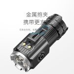 Smiling Shark Cross-border Three-Eyed Little Monster Bright Mini Flashlight, portable outdoor emergency lighting tool for mountaineering - Image 2