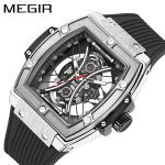 New Meigel Megir Men's Watch Douyin Explosive Fashion Square Luminous Sports Watch Men's 8109 - Image 4