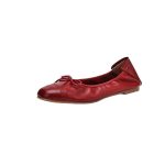 X In Stock Sheepskin Edition ~ 2025 Spring New French Bow Gentle Style Ballet One-Foot Women's Singles Shoes - Image 5