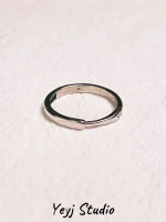 Niche vintage mermaid ring boys' high-end sense cool wind opening adjustable little finger ring girls' ring couple - Image 5
