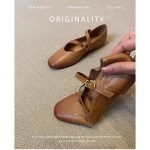 Gaga is good to wear Mary Jane shoes, 2024 new retro PU leather women's shoes, autumn flats, versatile small leather shoes, single shoes - Image 5
