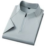 Niaojia Style Summer New Light Outdoor Quick-Dry Sports Half-Zip T-Sleeve Men's Stand Collar Short-Sleeve Base Layer POLO - Image 5