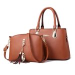 New mother-in-law fashion handbag shoulder bag drop shipping large capacity two-piece women's bag cross-border foreign trade women's bag - Image 4