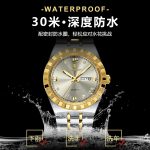 Swiss brand new men's watch double date ultra-thin quartz watch live foreign trade explosive one piece dropship - Image 3
