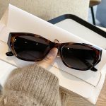 2026 European and American New Cross-border Sunglasses TR90 Cat's Eye Small Frame Polarized Mirror Unisex Rhinestone Decorative Sunglasses - Image 3