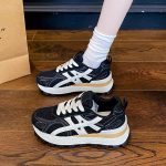 Spring women's shoes, new breathable mesh shoes, women's Korean version, versatile platform heightening sneakers, casual daddy trendy shoes - Image 2