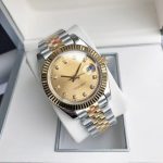 41MM Datebook Imitation Mechanical Running Seconds Movement Automatic Solid Steel Band Men's Watch Waterproof Luminous Watch Wholesale