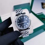 Log Water Ghost Foreign Trade Wholesale Log 41mm Non-mechanical Men's Quartz Watch Solid Steel Band Luminous Waterproof Watch - Image 2