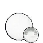 90cm Deep Mouth Parabolic Softbox, Bao Rong Bayonet Deep Polishing Diffuser with Grille Grid Live Fill Light Shade - Image 5
