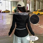 Autumn and winter slim softshell jacket women's 2026 new fleece sports jacket waist slimming top - Image 2