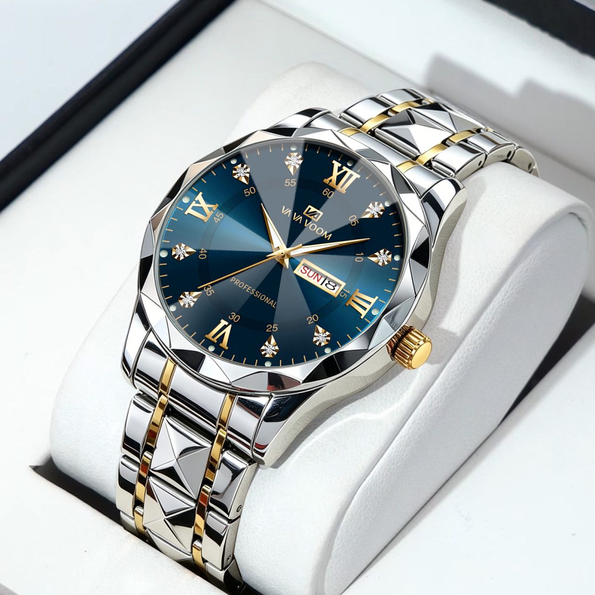 O1CN01DlfzOg1LISW575L1N_3983421276-0-cib.jpg VAVAVOOM brand watches men's waterproof fashion diamond design business cross-border men's watches factory wholesale - Image 1