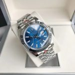 41MM Datebook Imitation Mechanical Running Seconds Movement Automatic Solid Steel Band Men's Watch Waterproof Luminous Watch Wholesale - Image 4