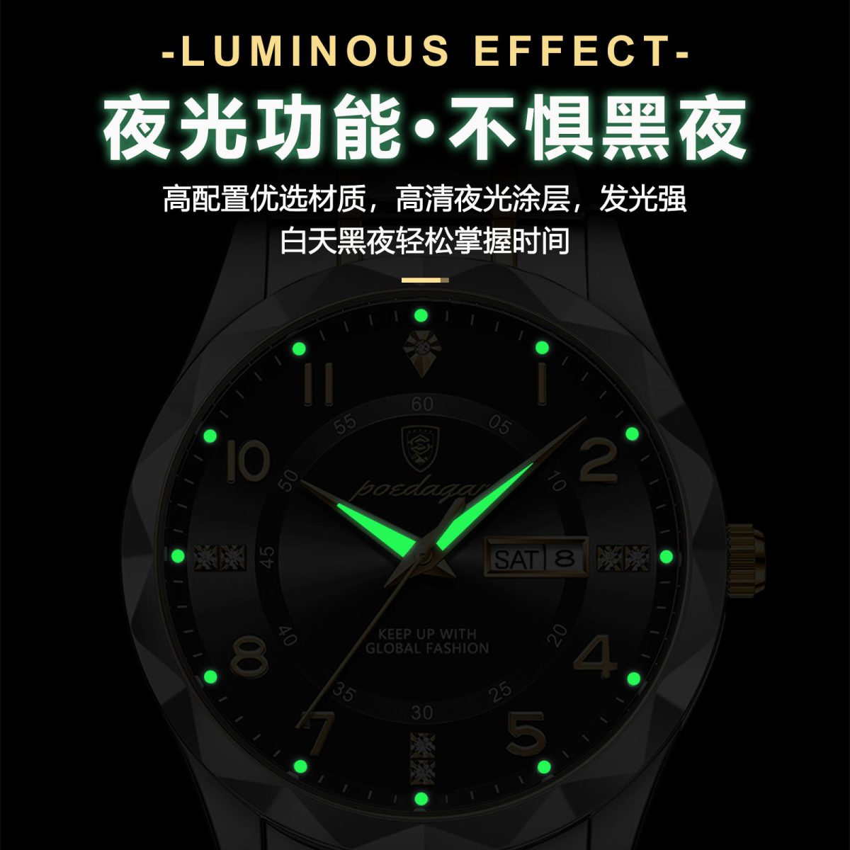 Switzerland brand's new men's watch luxury waterproof luminous quartz watch live foreign trade explosion one drop shipping - Image 3
