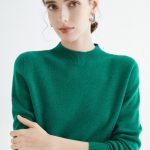 26 Autumn/Winter new seamless one-line ready-to-wear inner layer, half-turtleneck 100% pure wool sweater for women, long-sleeve knit base layer - Image 2