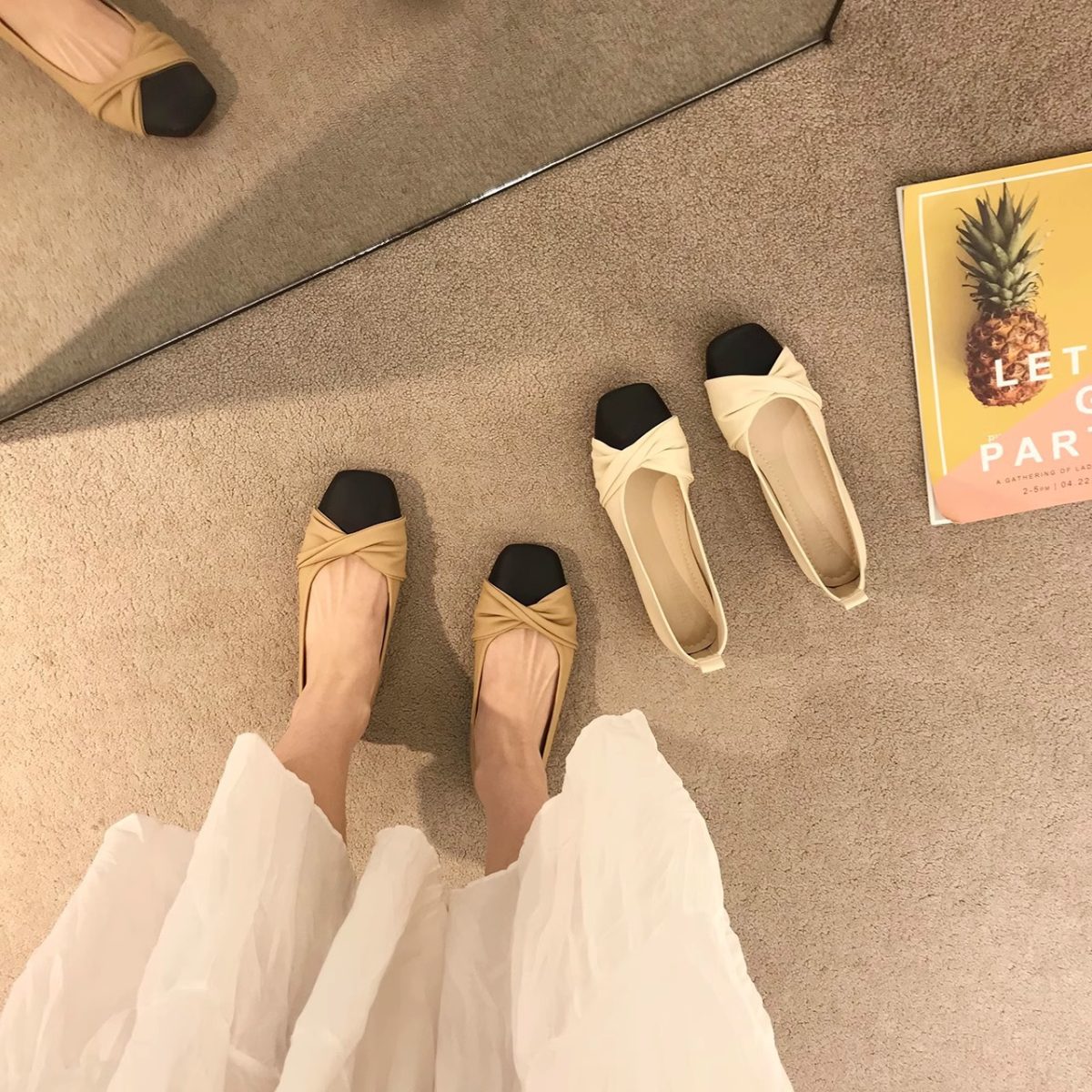 Evening evening breeze warm soft sole single shoes scoop shoes wholesale spring and autumn with skirt granny flat Mary Jane casual women's shoes - Image 4
