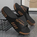 Plus size slippers for men can be worn outside in summer, trendy bathroom bath non-slip indoor home sandals men's anti-odor - Image 4