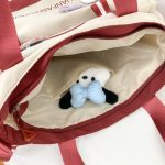 Student Class Tote Bag for Women, Simple 2025 New Autumn Large Capacity Crossbody Bag, Hand-Carried Tutoring Bag, Single Shoulder Bag - Image 4