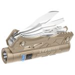 The new multifunctional ultra-bright tool lamp is convenient for outdoor travel, carrying a large-capacity, high-intensity, long-range foldable flashlight - Image 5