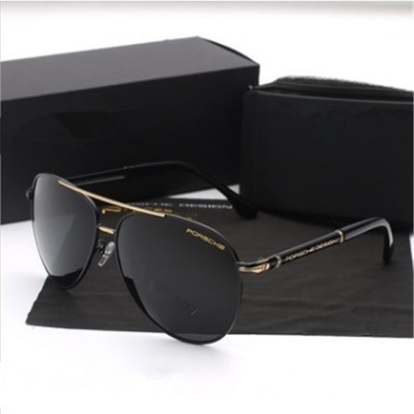 Polarized sunglasses men's driving large frame sunglasses brand P8738 factory direct sales 2024 new explosive glasses
