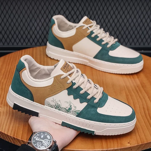 New men's shoes spring and summer Internet celebrity explosive men's casual sports flat shoes breathable student teen trendy shoes men