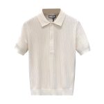 Old Money Style Polo Shirt Knit Short-Sleeve T-Shirt Men's Lapel Paul Texture Business Summer Cross-border Factory Wholesale - Image 5