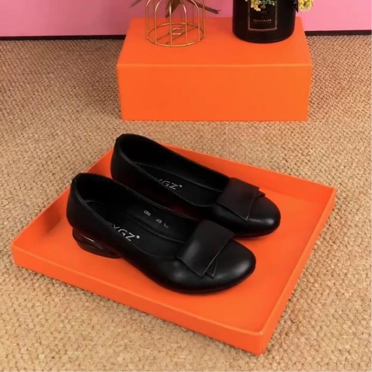 Round toe pumps, flat heels, soft heels, women's spring and autumn shoes, soft soles, mom shoes, women's flat shoes, fashion single shoes, casual shoes - Image 4