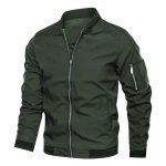 Amazon AliExpress Foreign Trade Spring Jacket Men's Men's Jacket Fashion Stand Collar Youth Men's Jacket One Piece Dropshipping