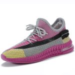 2025 Spring New Sneakers Women's Soft Sole Breathable Korean Style Versatile Color-Block Fly-Cut Shoes for Women, Lightweight Soft Sole Shoes - Image 5