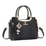 Large capacity handbag for women, 2025 new autumn/winter embroidered thread ladies' bag, simple texture single-shoulder large bag, mom bag - Image 5