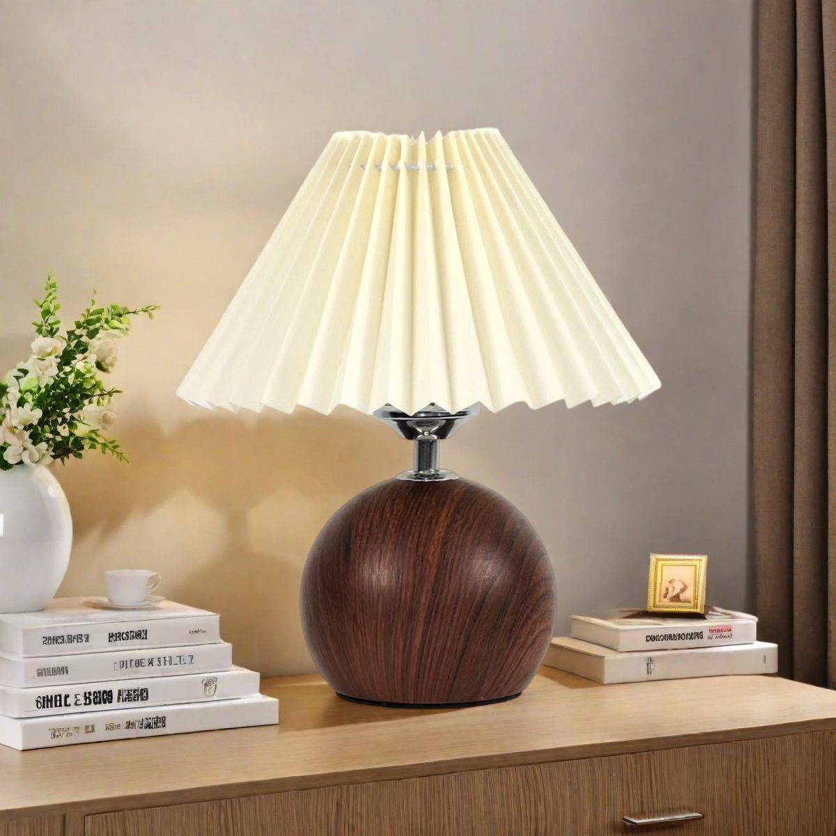 O1CN01ODCAKn1hCQncE52HL_3907824241-0-cib.jpg Bedside lamp, vintage night light for bedrooms, warm and romantic desktop decoration, ambient living room eye protection, study remote-controlled desk lamp - Image 1