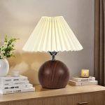 Bedside lamp, vintage night light for bedrooms, warm and romantic desktop decoration, ambient living room eye protection, study remote-controlled desk lamp