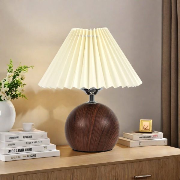 Bedside lamp, vintage night light for bedrooms, warm and romantic desktop decoration, ambient living room eye protection, study remote-controlled desk lamp