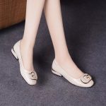 Mom's flat flats, women's soft leather shoes, round toe spring/summer 2026 summer soft-soled women's shoes, new model for bean ladle shoes - Image 2