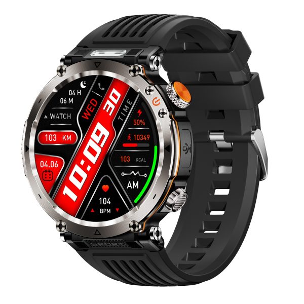 Cross-border explosive HT30 outdoor sports waterproof Bluetooth call information reminder LED light lighting smart watch