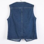 Denim vest women's spring and autumn 2024 new autumn korean version retro plus size ladies with autumn and winter horse clip jacket - Image 3