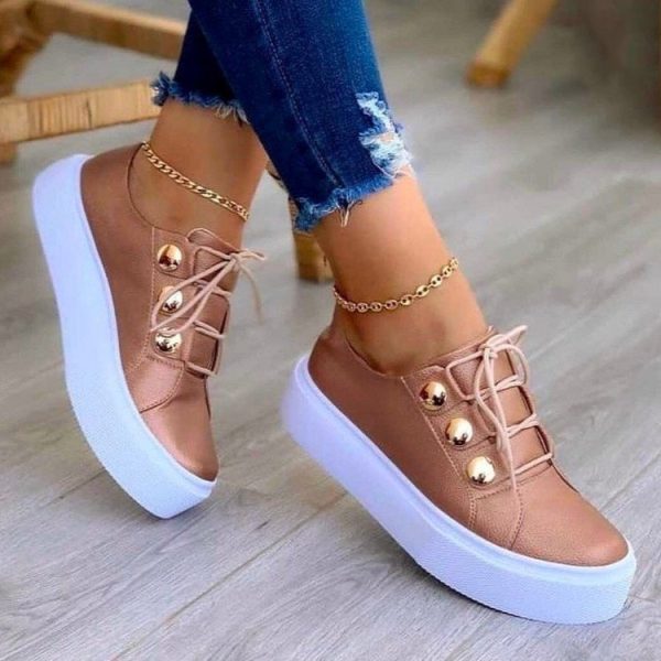 Large size casual shoes women Europe and America new round toe thick bottom casual viscose shoes foreign trade single shoes wish Amazon