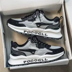 Men's Shoes 2026 Summer Breathable Odor-Resistant Versatile Mesh Sports Casual Height-Increasing Hong Kong Style Vintage Dad Trendy Shoes for Men - Image 3