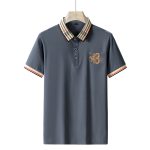 Binjie carefully selects summer high-quality cotton T-shirts, men's polo shirts, male versions, solid color embroidered lapel tops - Image 5